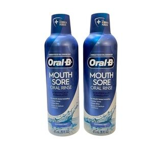 Oral-B Mouth Sore Oral Rinse Set Exp: 10/26